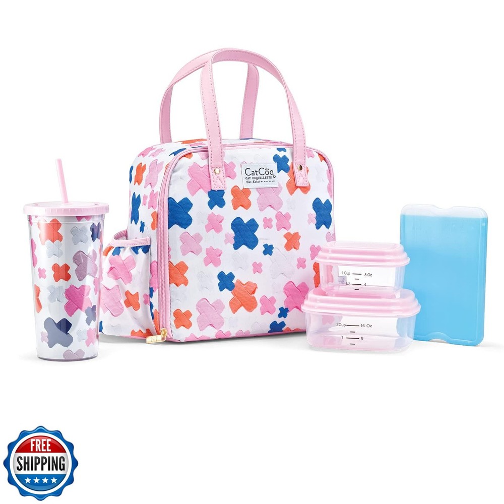 Insulated Leakproof Lunch Bag for Women - Fit & Fresh Work Lunch Tote