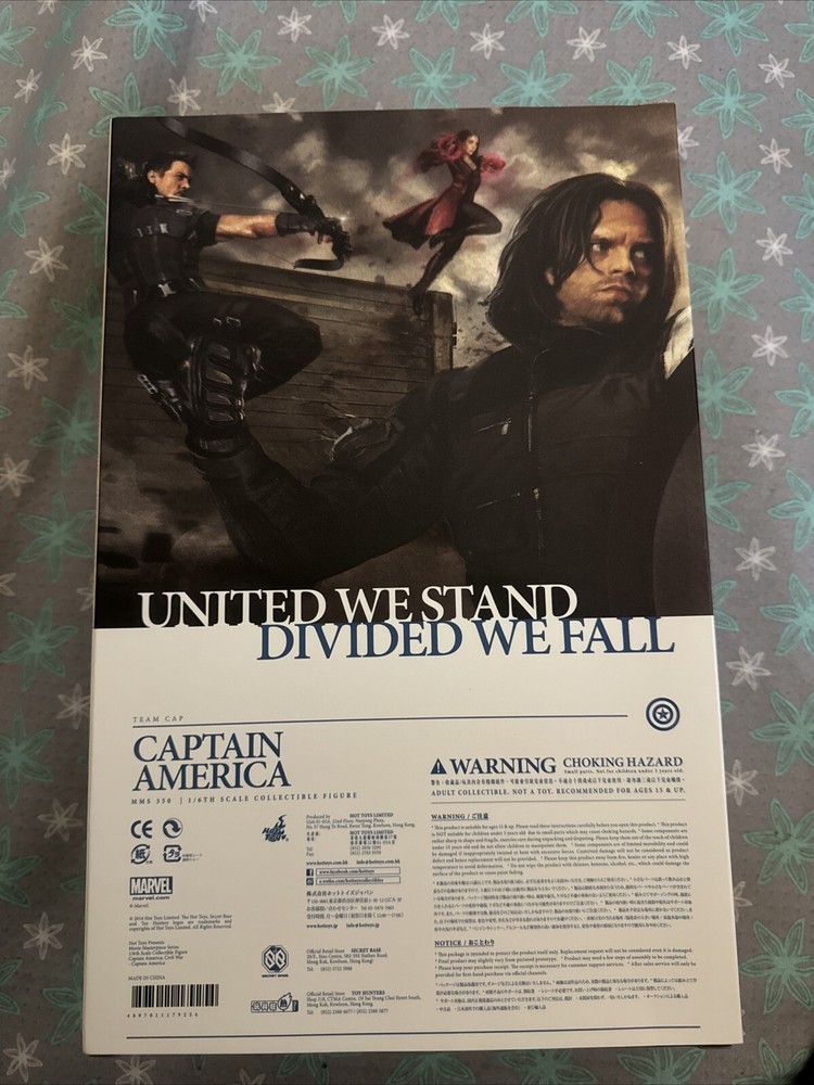 Hot Toys Marvel Captain America Civil War 12 in Action Figure - HT902657