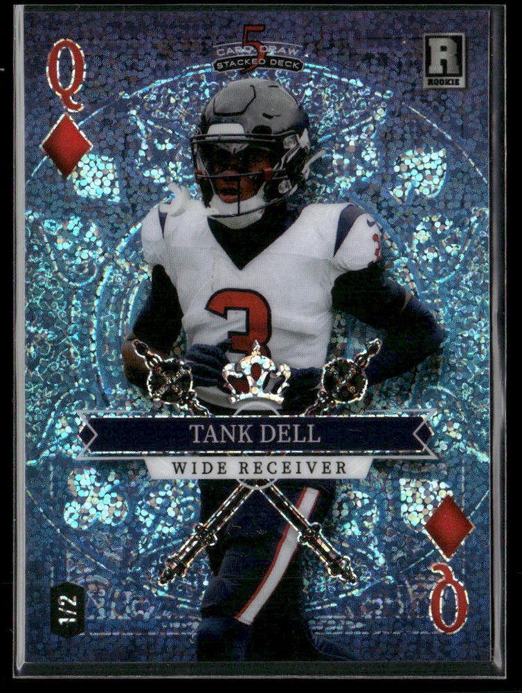 2023 Wild Card 5 Card Draw Tank Dell #SD-TD Blue RC 1/2