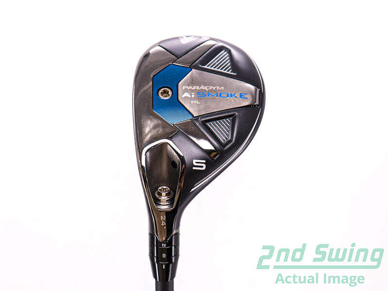 Callaway Paradym Ai Smoke HL 5 Hybrid 24° Senior Left Hand Graphite 39.25in