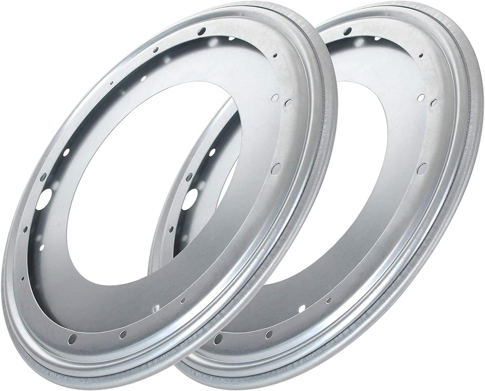 2 Pack 12 Inch Round Lazy Susan Turntable Bearing Hardware 516T