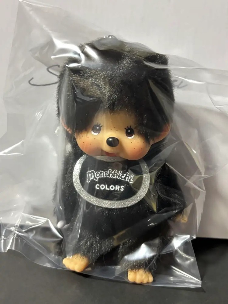 Sekiguchi Monchhichi Colors Plush Keychain Black Japan New Free Shipping Cute