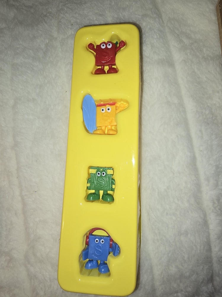 Hasbro Scrabble Junior Game Replacement Tokens Set of 4 Plastic Cover Mint