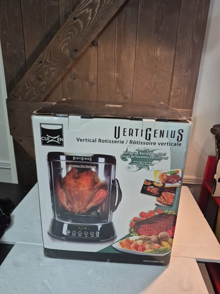 Cuizen CUI76278 Vertigenius countertop Vertical Rotisserie oven Brand New!