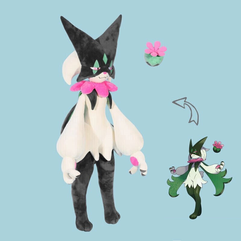 Anime 1:1 Giant Meowscarada Plush Doll Stuffed Toy Plushie Xmas Cosplay Gift