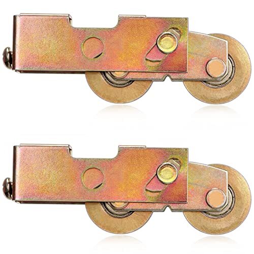 2 Pack Sliding Patio Door Rollers 1-1/4 Inch Sliding Door Tandem Roller