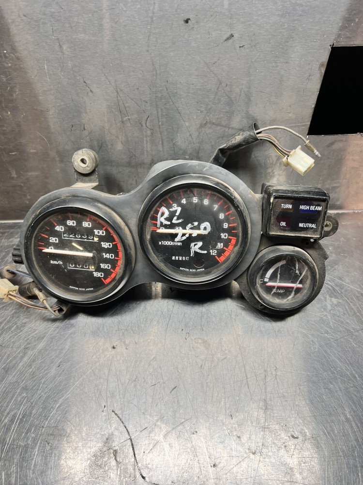 Yamaha RZ250 RZ 250 Speedometer Tacho Speedo Dash Gauge Cluster Original OEM