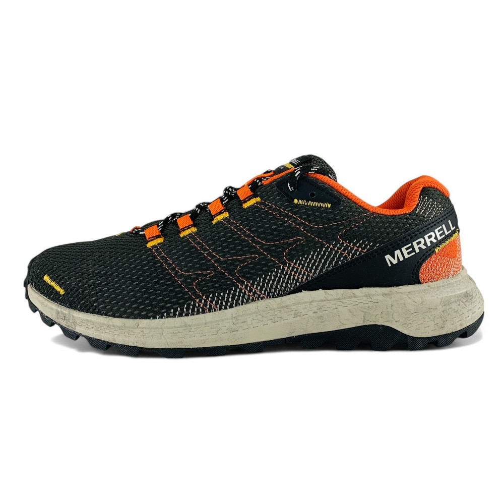 Merrell Fly Strike Black Tangerine Men's Trail Running Hiking Shoes J067377