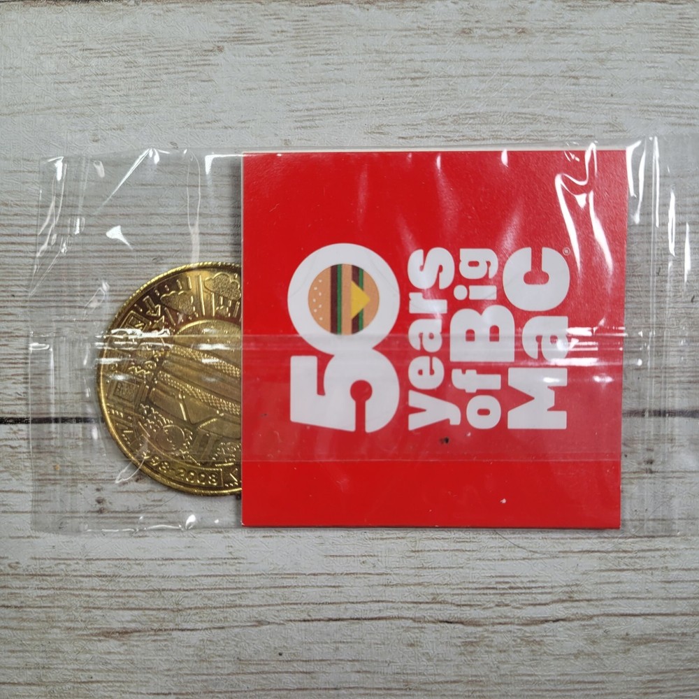 McDonald's 50 years of Big Mac coins 1998-2008 Free Shipping