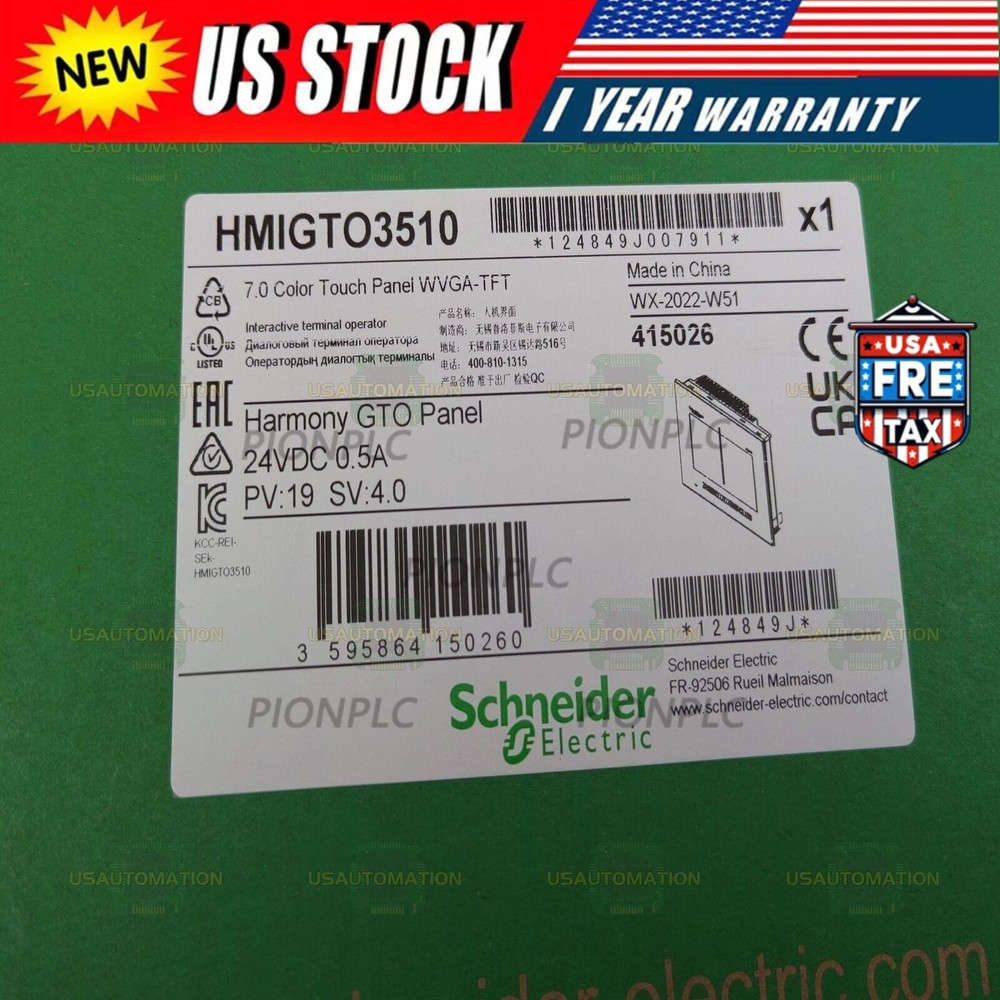 HMIGTO3510 NEW Schneider HMIGTO3510 Touch Screen Fast Shipping