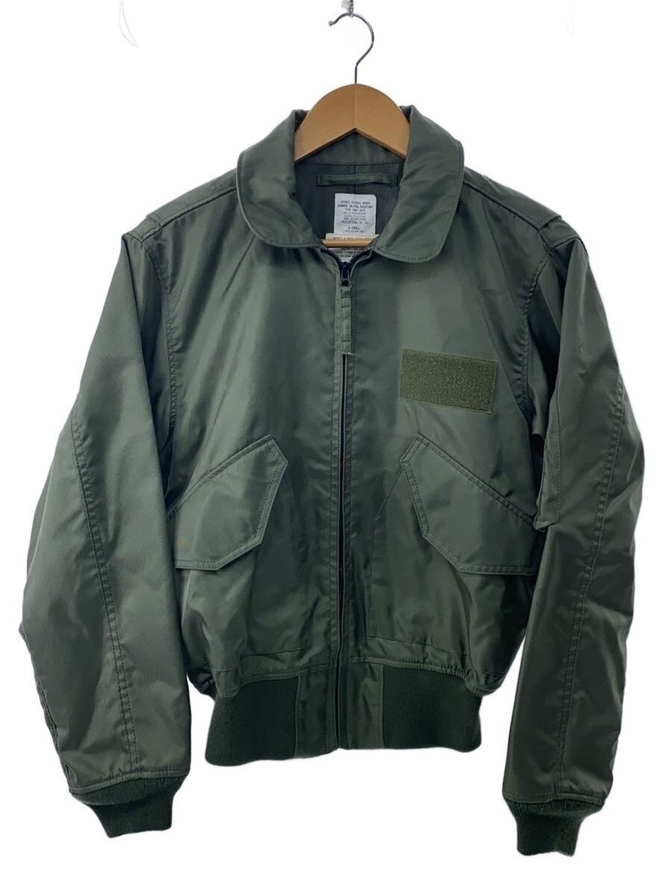 Houston Flight Jacket/Xs/Nylon/Khk/Plain/5Cw36P// 3392