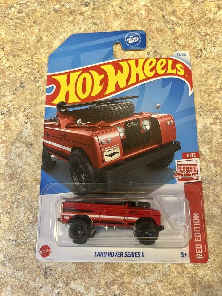2024 Hot Wheels Target Exclusive Red Edition Land Rover Series II 92/250 Limited Rare Collectible Car