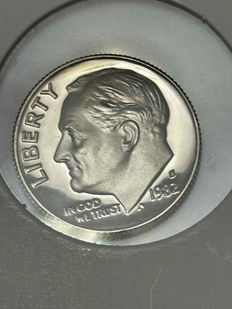 Vintage Roosevelt Dimes Lot of 3 - 1980s to 1990s Proof Set Coins