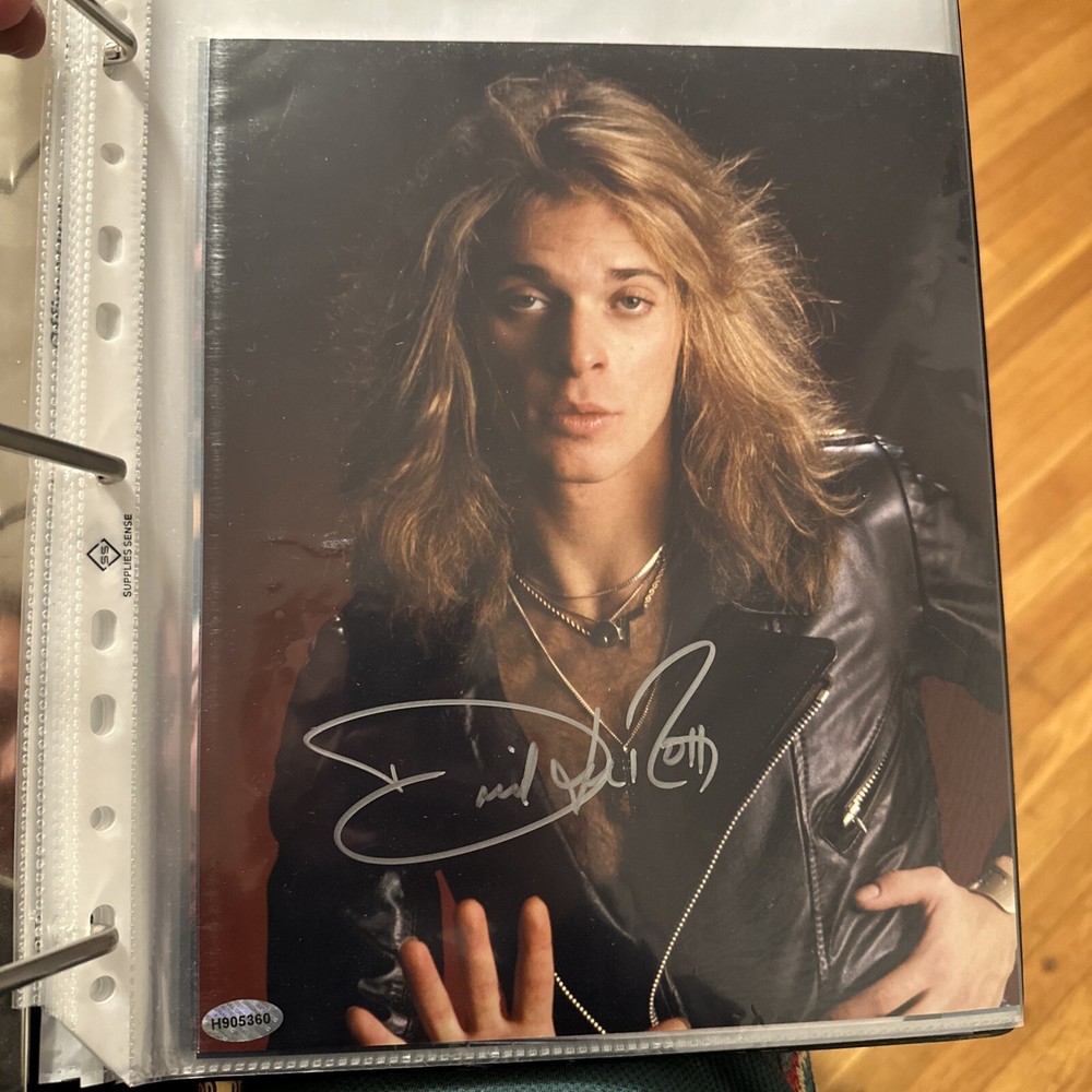 David Lee Roth Autographed 8x10 photo w/ COA