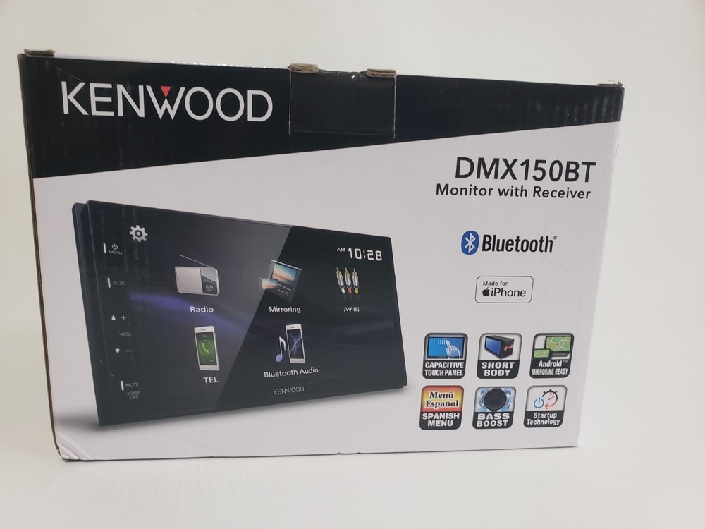 Kenwood DMX150BT Monitor with Receiver Bluetooth New