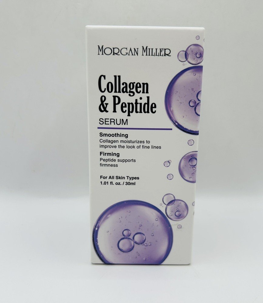 Morgan Miller Collagen & Peptide . 1.01 FL. Oz . Smoothing Firming Serum NEW