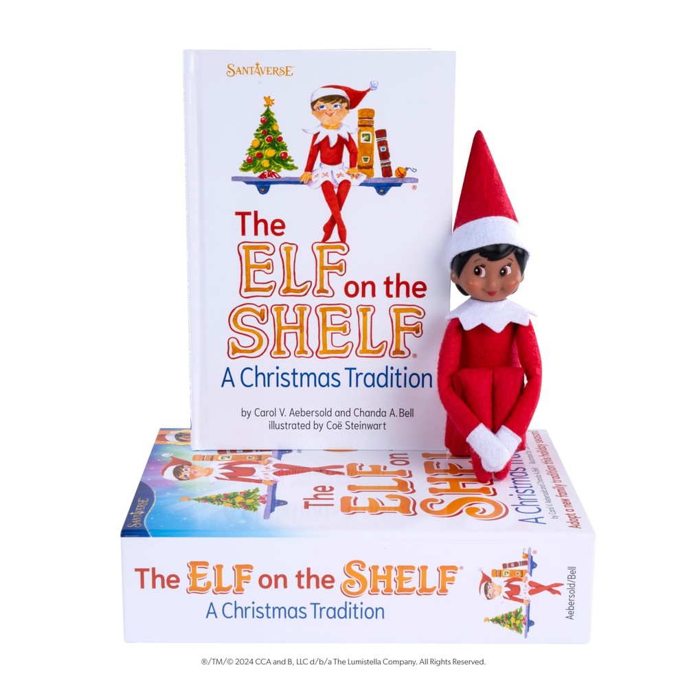 The Elf on the Shelf: A Christmas Tradition - Girl Scout Elf with Brown Eyes - I