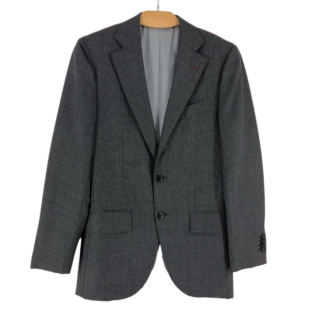 Suitsupply La Spalla Wool Cashmere Blazer Jacket Size EU:44 UK:34; US:34R