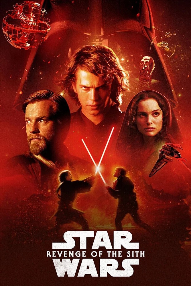 Star Wars Revenge of the Sith 2005 Movie Poster Wall Art Home Decor