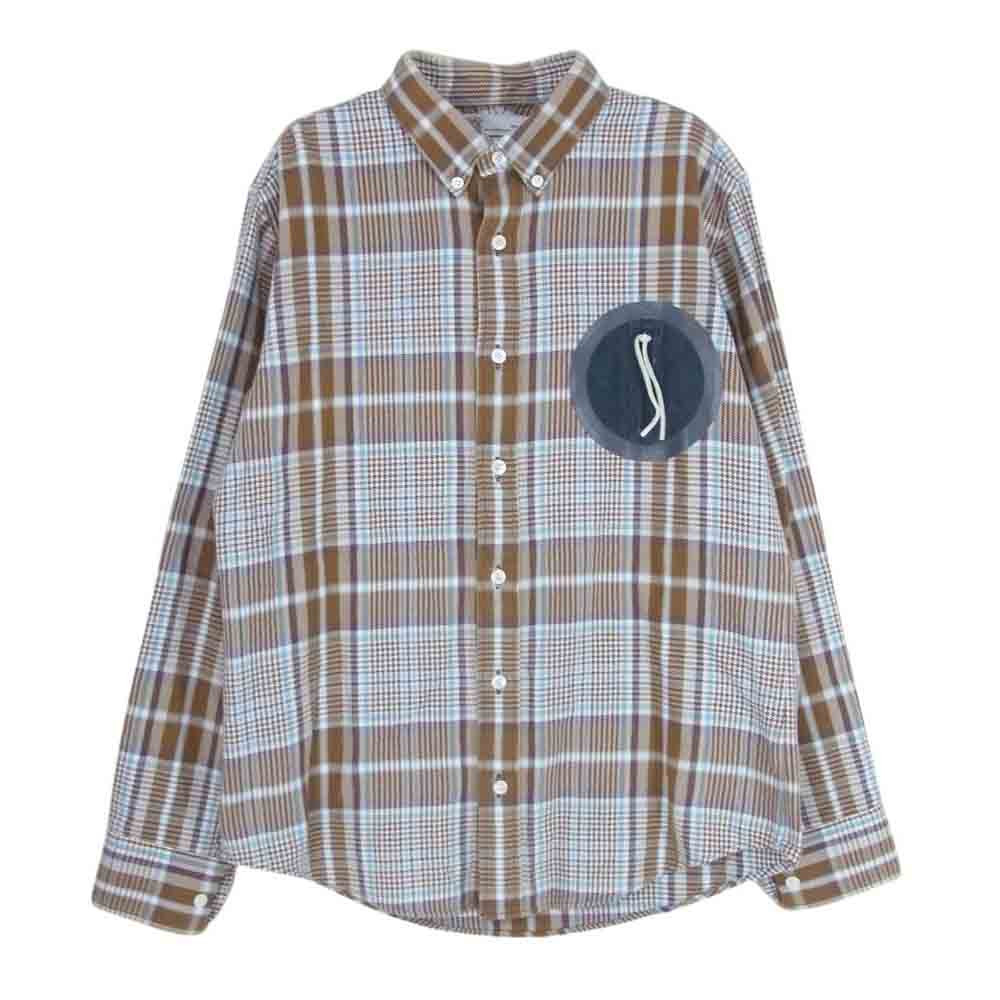 Visvim Juneau Weld Check Cotton Long Sleeve Zip Pocket Shirt