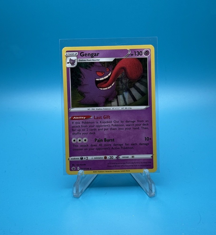 Gengar 057/198 Holo Chilling Reign Sword & Shield TCG