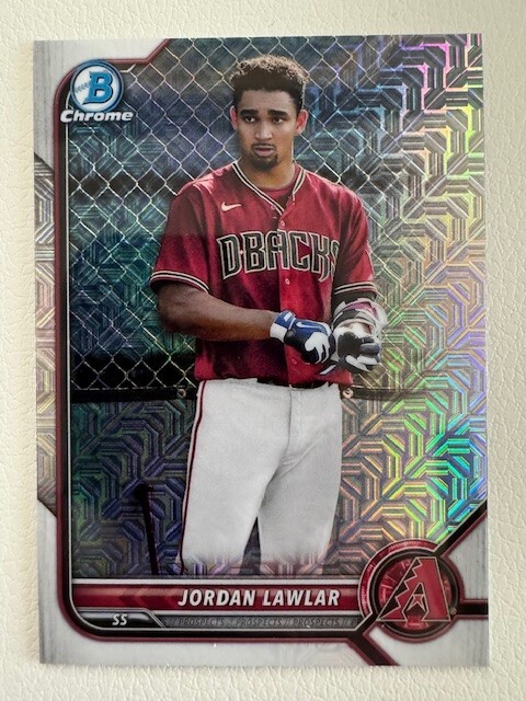 2022 Bowman Chrome Jordan Lawlar Mega Mojo Image Variation #BCP-141