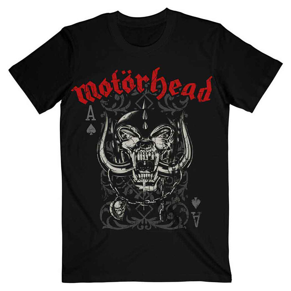 Motorhead Band Playing Card Graphic T-Shirt Rock Apparel