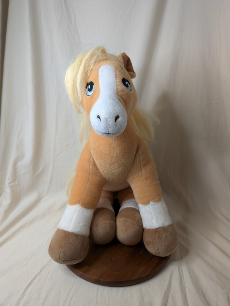 Build A Bear Horses And Hearts Riding Club Palomino Horse Pony  Plush Toy