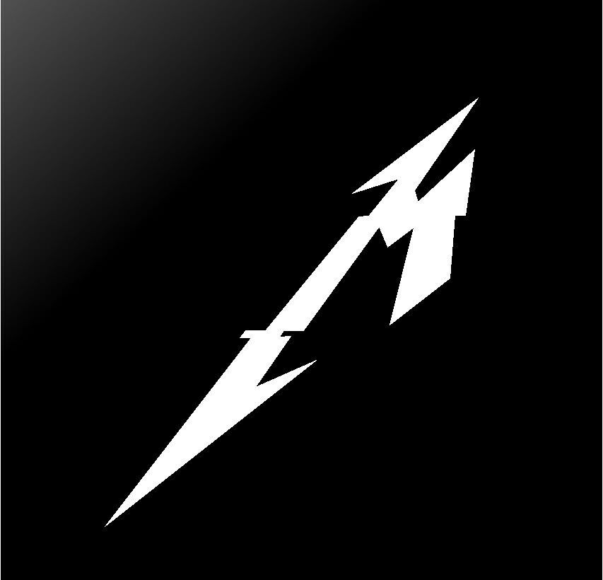 METALLICA Hardwired M Die Cut Vinyl Decal Sicker any vehicle 🚗🚙🚌🚛🚜🏍💨 fast