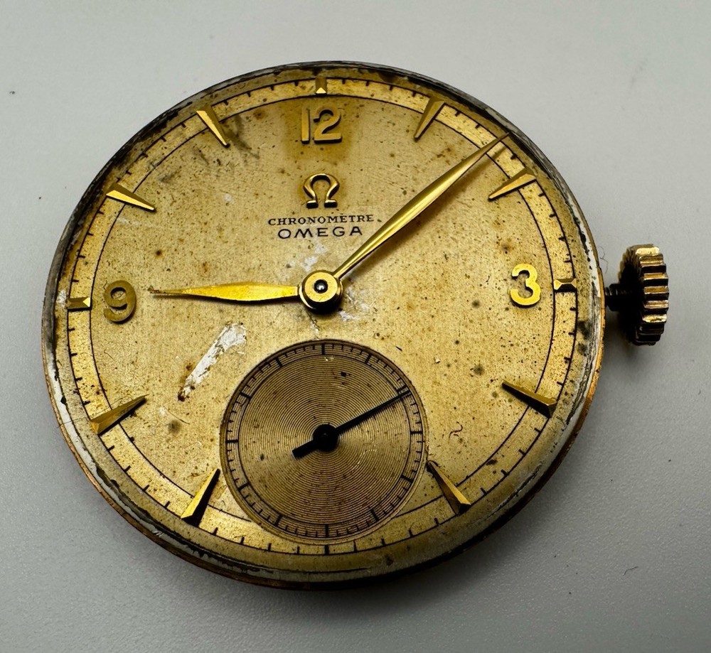Omega Chronometre 30T2 Working Movement w/ Dial & Hands – Vintage