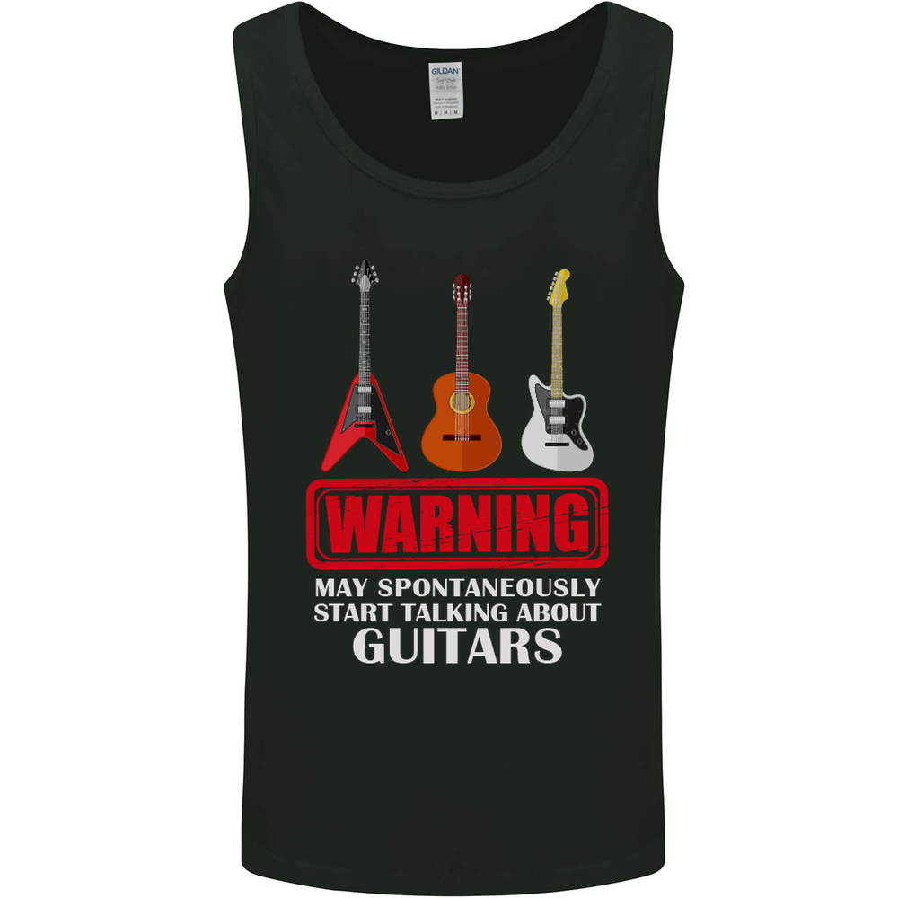 May Start Talking About Guitars Guitarist Mens Vest Tank Top