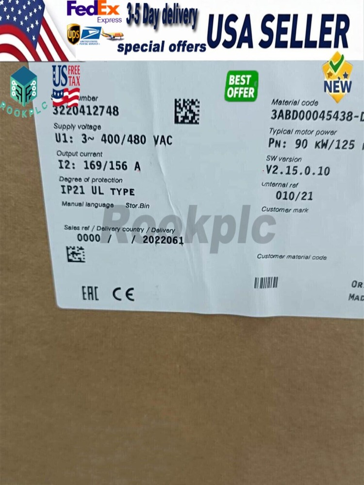 1PCS NEW ACS580-01-169A-4 ABB Frequency Converter ACS580-01-169A-4