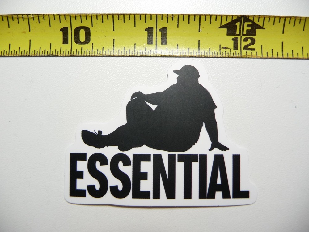 Funny Essential Worker Fat Worker Man Decal Sticker Sarcastic Job Skill