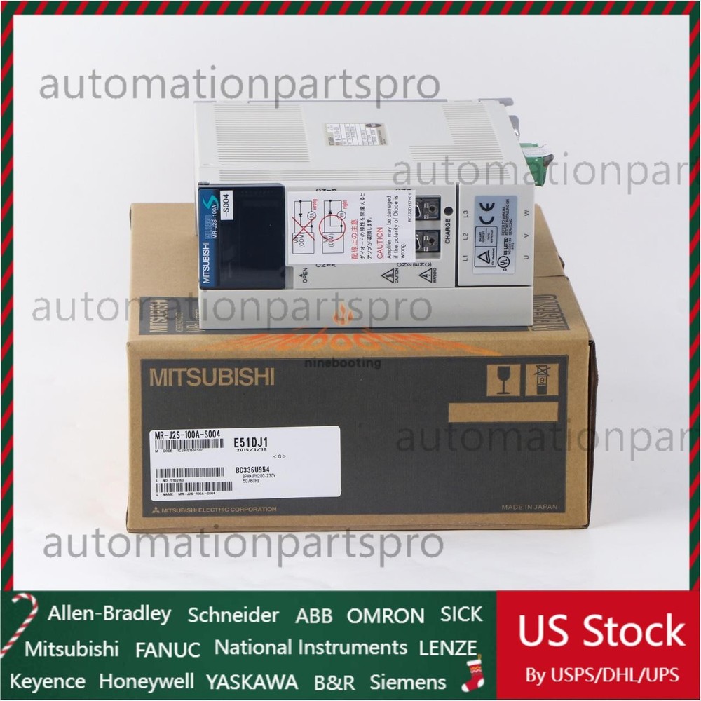 MR-J2S-100A-S004 New Sealed Mitsubishi Servo Drive MR-J2S-100A-S004 US Free tax