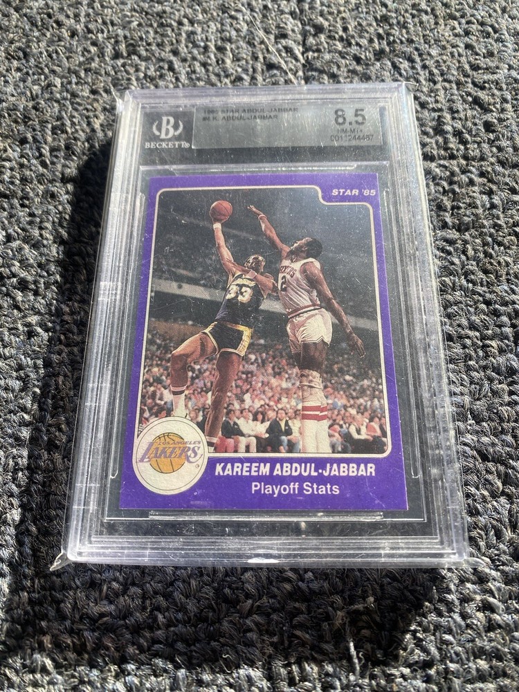 1985 Star Kareem Abdul-Jabbar #4  POP 24 Very Rare
