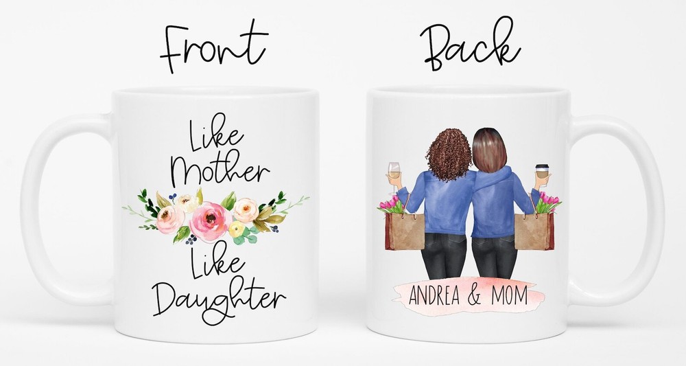 Personalized Mom Gift From Daughter Mothers Day Gift Mom Birthday Gift Mom Mug