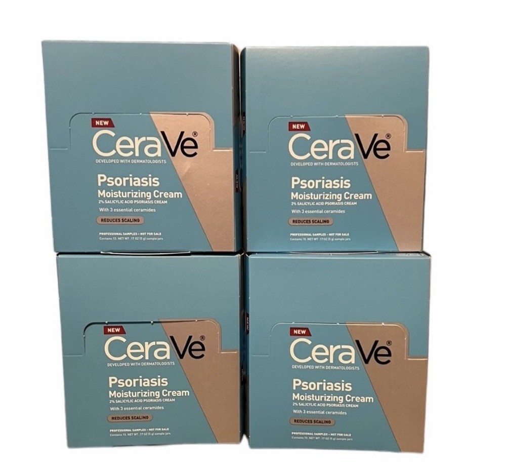 CeraVe Psoriasis Moisturizing Cream 60 Samples Exp 12/25