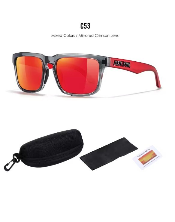 Kdeam New Polarized Sunglasses for Men Women Fashion Unisex Brand Trendy Outdoor