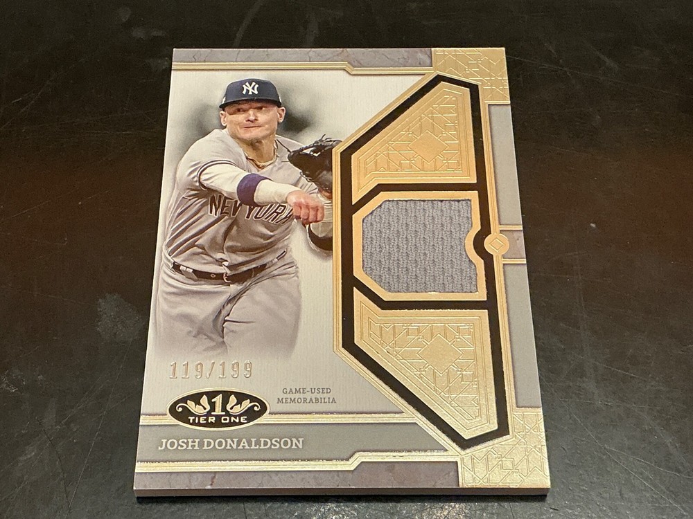 2024 Topps Tier One Josh Donaldson Relic Card #T1R-JD Serial #/199