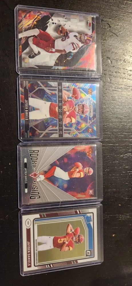 Jayden Daniels RC 4 Card Lot Mint