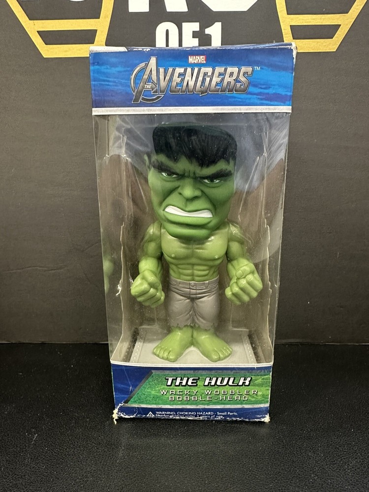 The Hulk Marvel Avengers Wacky Wobbler Bobble Head New