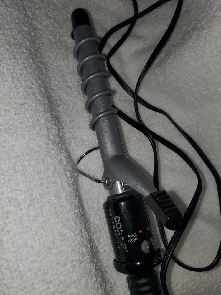 Conair Mini Clamp Curling Wand for Travel & Quick Styling