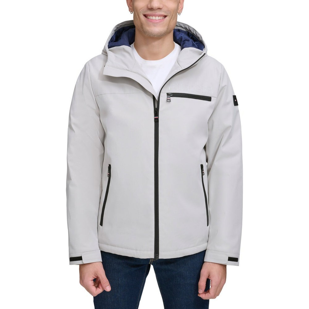 Tommy Hilfiger Mens Gray Performance Jacket Size M to XXL