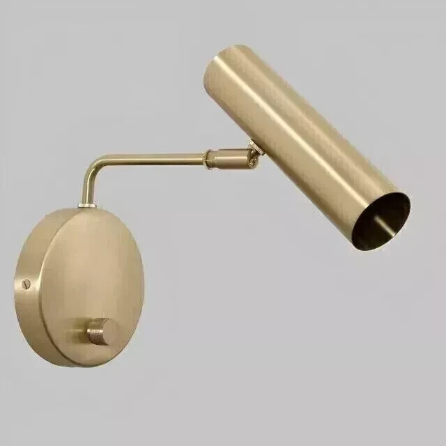 Mid-Century Modern Italian Brass Sputnik Wall Sconce Light Fixture