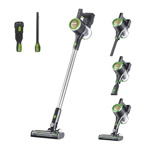 Lightweight Cordless Stick Vacuum for Hard Floors with Rechargeable