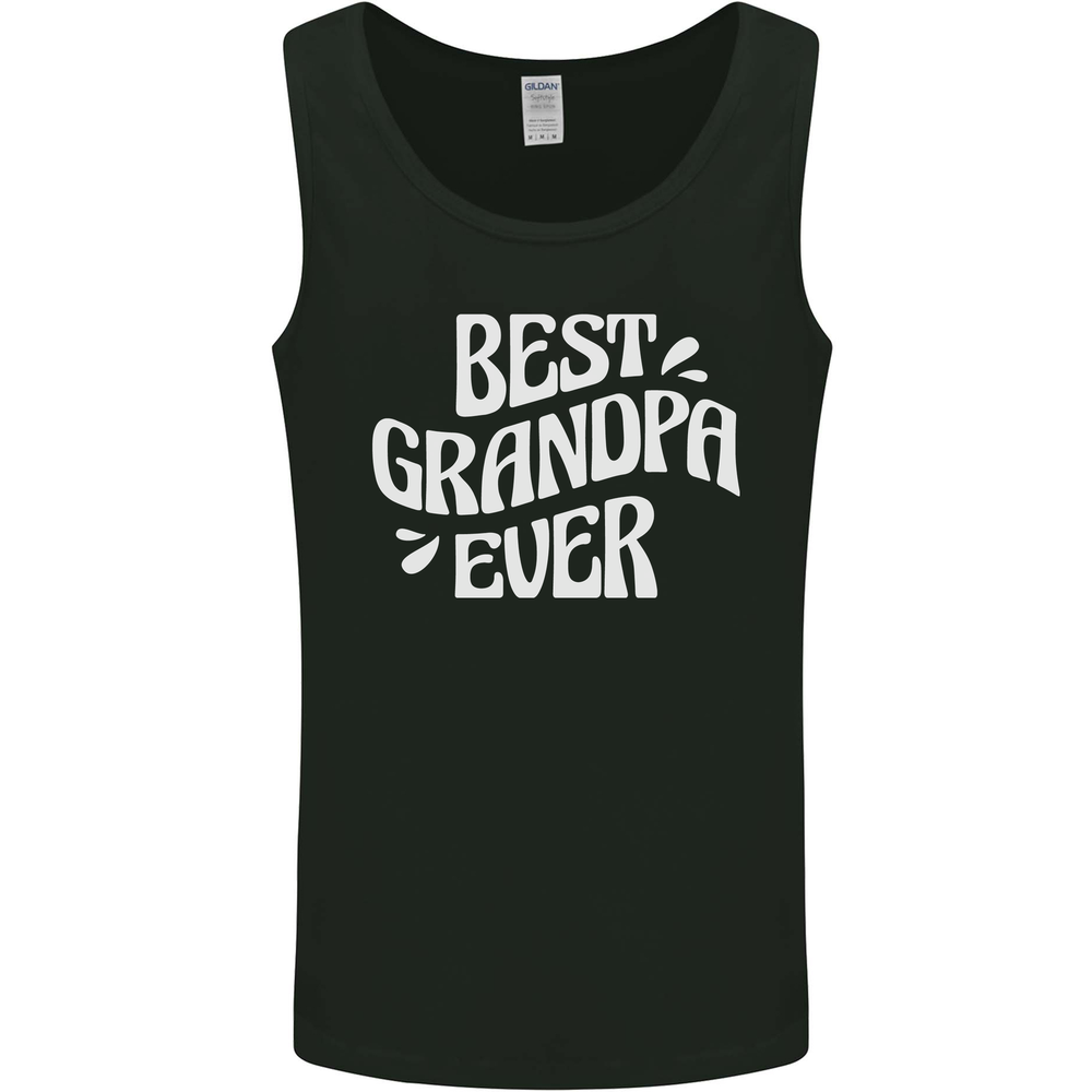 Best Grandpa Ever Grandparents Day Mens Vest Tank Top