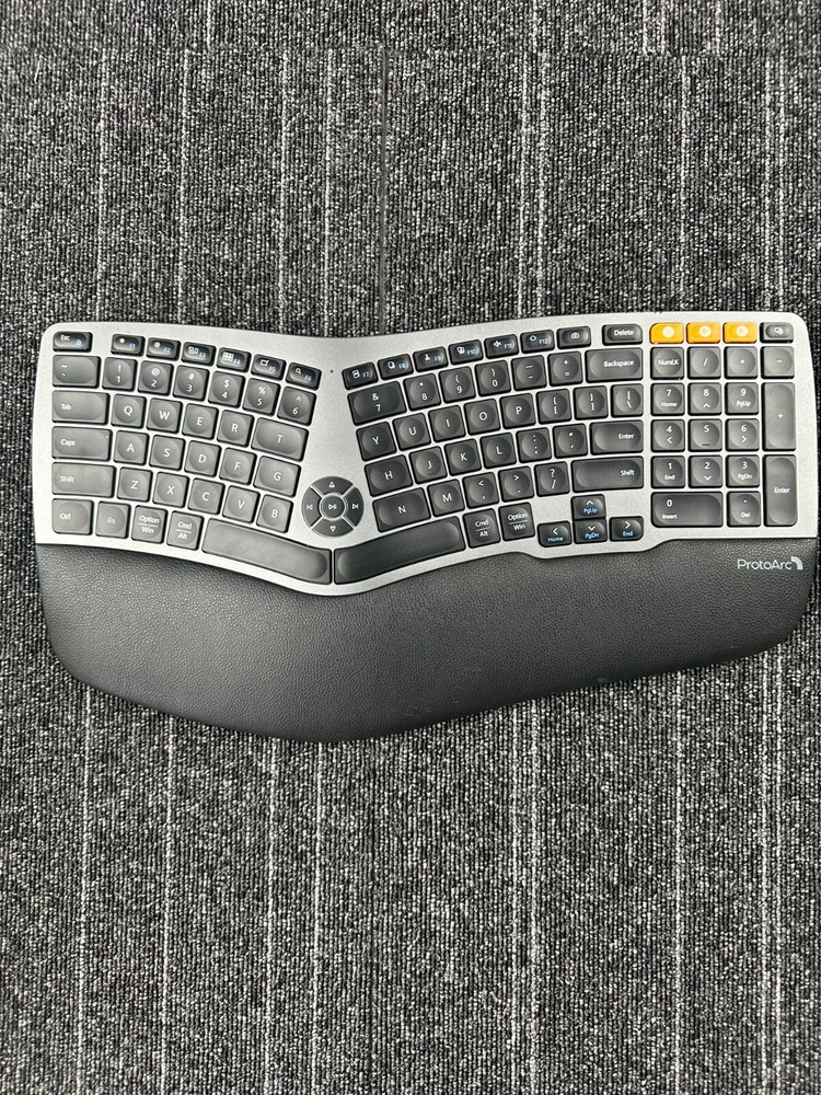 ProtoArc Backlit EK01 Plus Full Size Dual Mode Ergonomic Split Keyboard