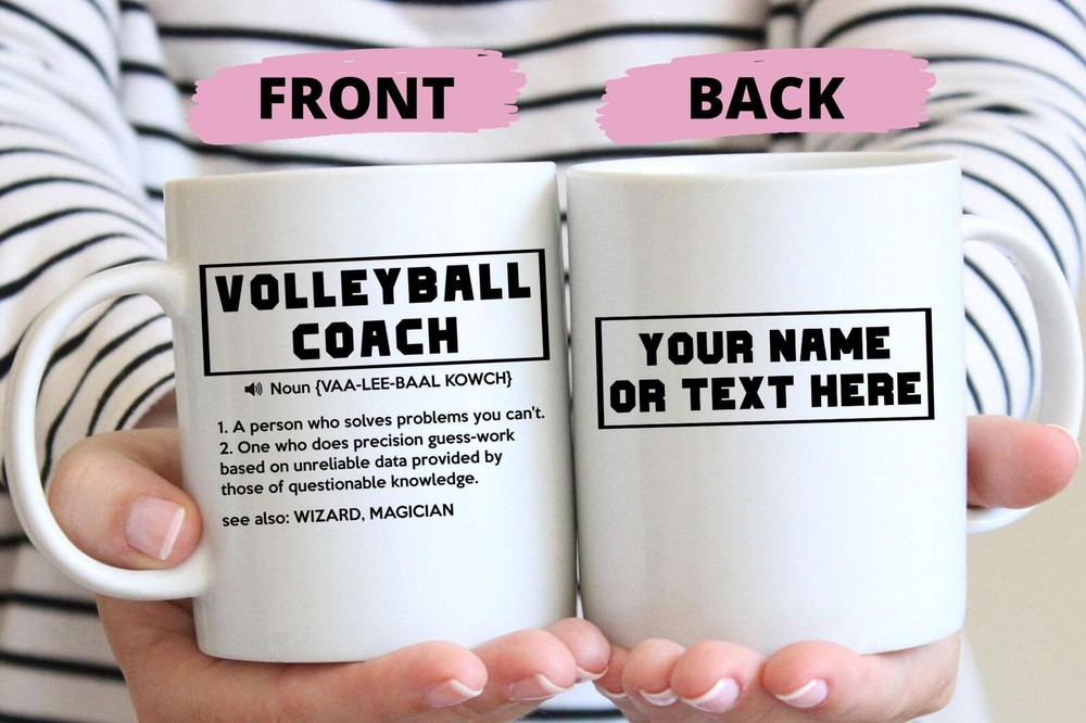 Funny Volleyball Coach Gift For Women And Men Volleyball Coach Mug For Birthday