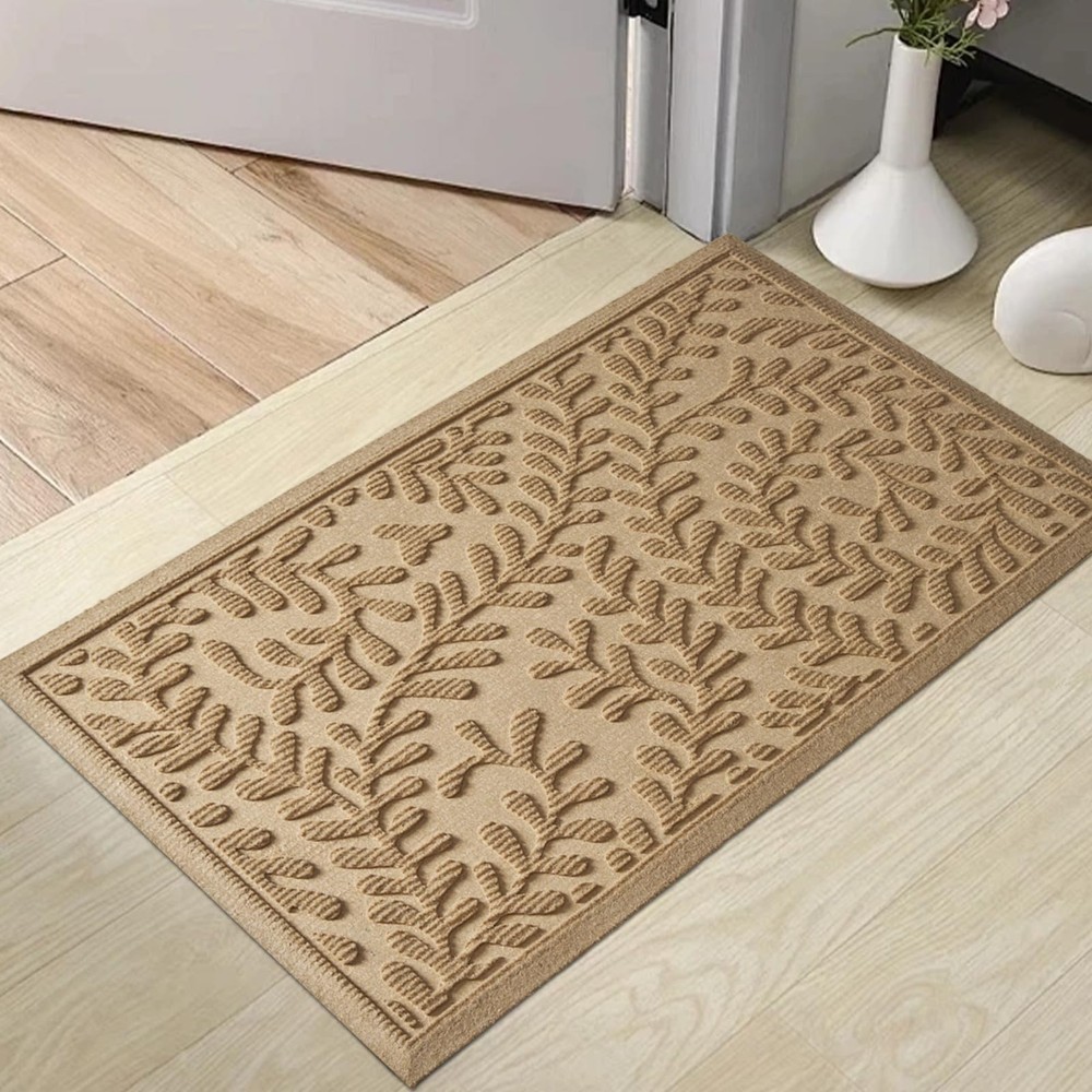 Absorbent Dirt-Trapping Welcome Doormat for Indoor and Outdoor Use