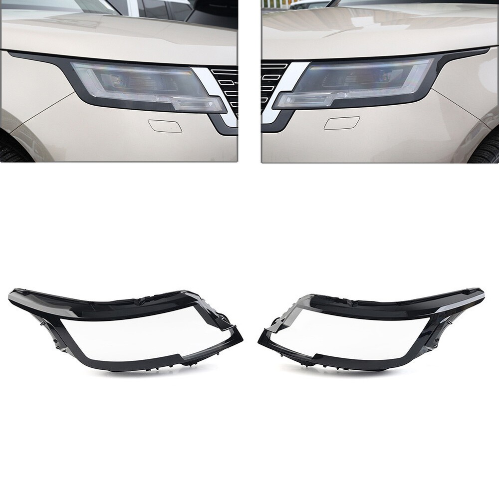 1pc Headlight Lens Cover Headlamp Lamp Shell For Land Rover Range Rover 2023-24